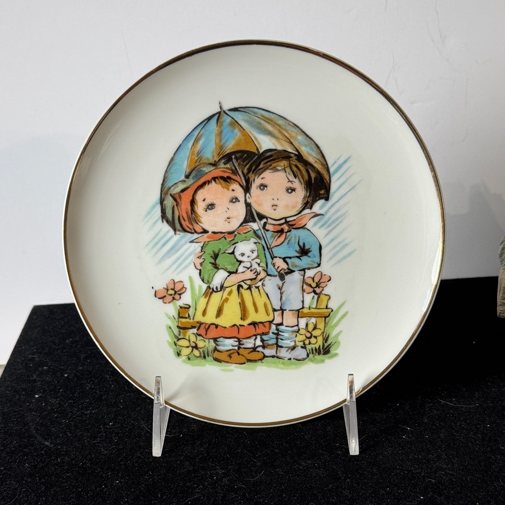 Vintage 1975 Nevco “Bavaria” Wall Plate 7 1/4” Made In Japan - Picture 2 of 4